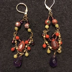 Chandelier beaded earrings